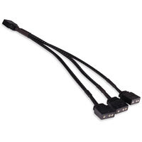 Alphacool Y-Splitter aRGB 3-pin to 3x 3-pin 15cm - black