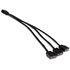 Alphacool Y-Splitter aRGB 3-Pin auf 3x 3-Pin 15cm - schwarz image number null