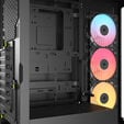Corsair FRAME 4500X RS-R ARGB PC Case, Mid Tower, E-ATX, Tempered Glass - Black image number null