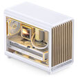 Jonsbo D33 Wood PC-Geh&auml;use, Mini-Geh&auml;use, mATX, Tempered Glass - wei&szlig;, Holz image number null