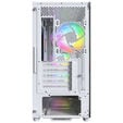 Montech X5M PC Case, Mid Tower, Micro-ATX, ARGB, Tempered Glass - White image number null