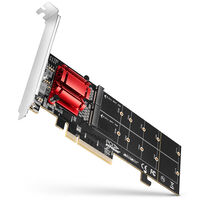 AXAGON PCEM2-ND PCIe Adapter f&uuml;r zwei M.2 SSDs