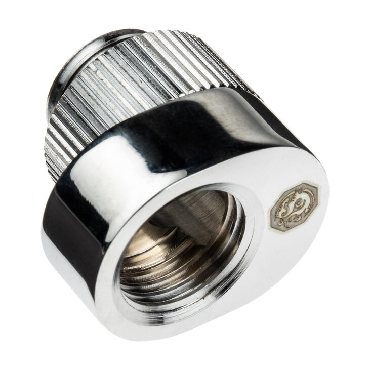 Bitspower Extension Offset - silver, pack of 2 image number 1