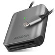 AXAGON CRE-S3C Externer Kartenleser USB-C 3.2 Gen 1, 3-Slot, SD/microSD/CF, UHS-II image number null