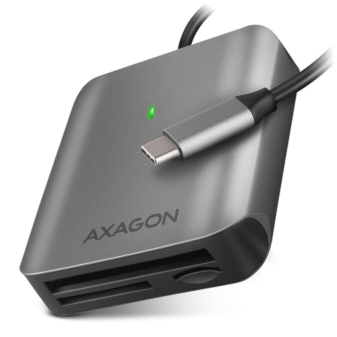 AXAGON CRE-S3C Externer Kartenleser USB-C 3.2 Gen 1, 3-Slot, SD/microSD/CF, UHS-II image number 0