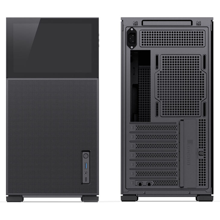 Jonsbo D41 MESH Screen ATX Gehäuse, Tempered Glass - schwarz image number 3