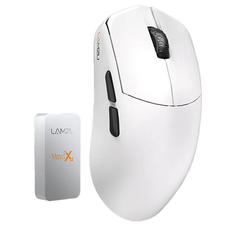 Lamzu Maya X Gaming Maus, 8.000Hz - Cloud White image number 0