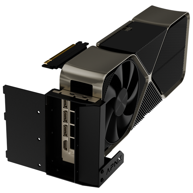 APNX Vertikale GPU Halterung Kit 2 - schwarz image number 2