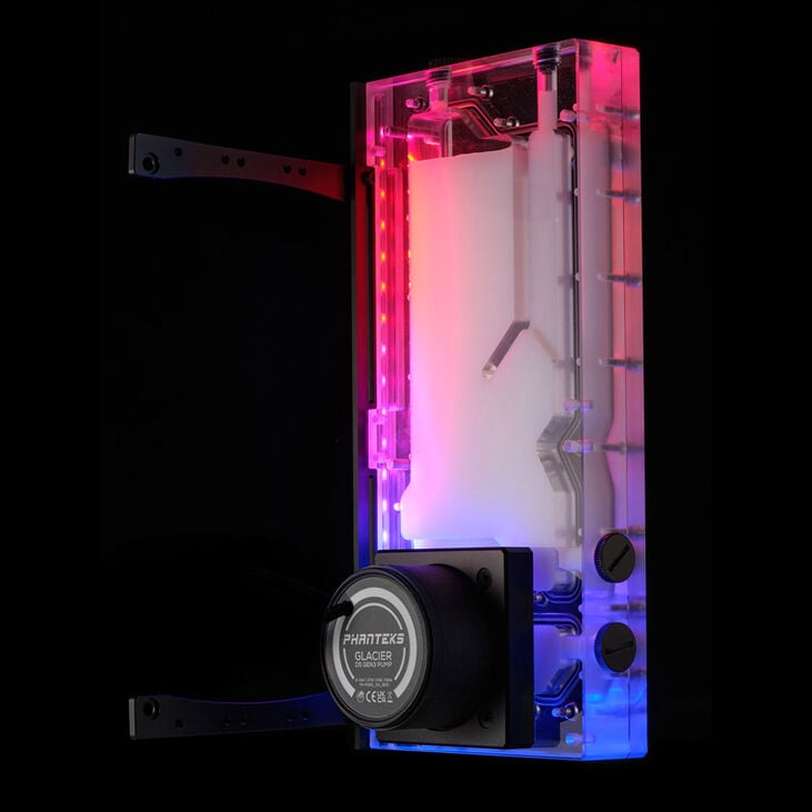 PHANTEKS R260C Reservoir - transparente Acryl-Backplate, für D5, ARGB-LED image number 5