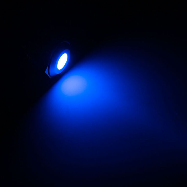 Lamptron Vandalism-protected LED - blue, black housing image number 2