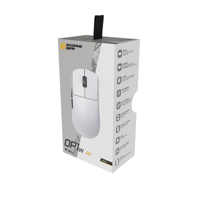 Endgame Gear OP1w 4k Wireless Gaming Mouse - Wireless, White image number 9