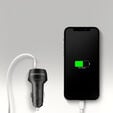 AXAGON PWC-PQ48 Car Charger, USB-C with Power Delivery 3, USB-A with Quick Charge 4+ - black image number null