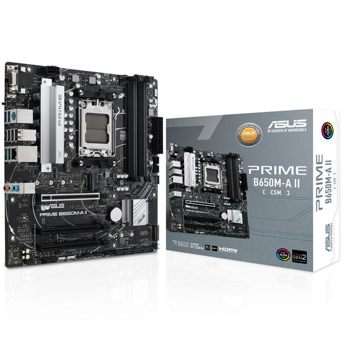 ASUS Prime B650M-A II-CSM, AMD B650 Mainboard, Sockel Socket AM5, DDR5 image number 0
