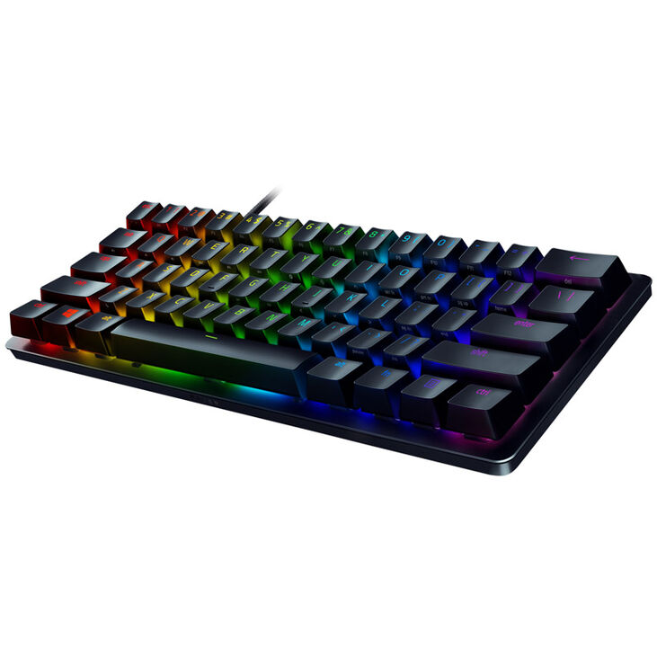 Razer Huntsman Mini Black Gaming Keyboard, Clicky Purple optical - black image number 2
