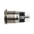 DimasTech Vandalism Button 22mm - Silverline - blue image number null