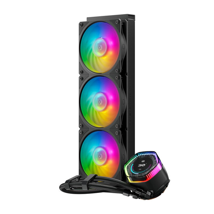 Cooler Master MasterLiquid 360 Ion RGB Complete Water Cooling - black image number 2