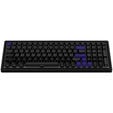 Ducky Cushion 98 Gaming-Tastatur, 96%, US-Layout, Shush Green Switches - Matt schwarz image number null