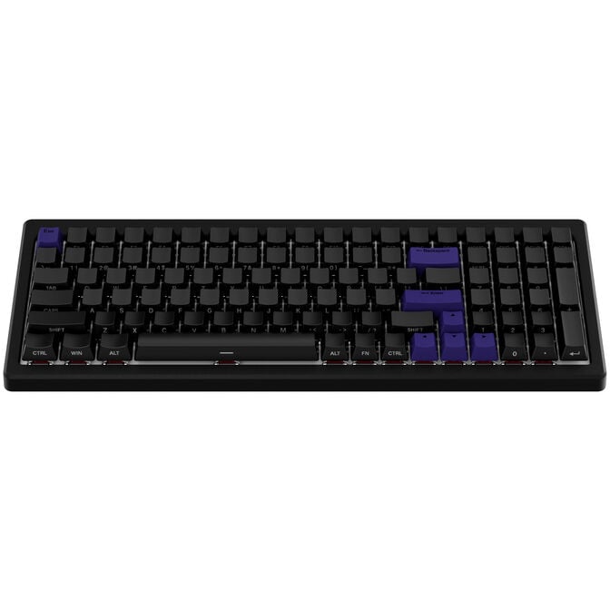 Ducky Cushion 98 Gaming-Tastatur, 96%, US-Layout, Shush Green Switches - Matt schwarz image number 2
