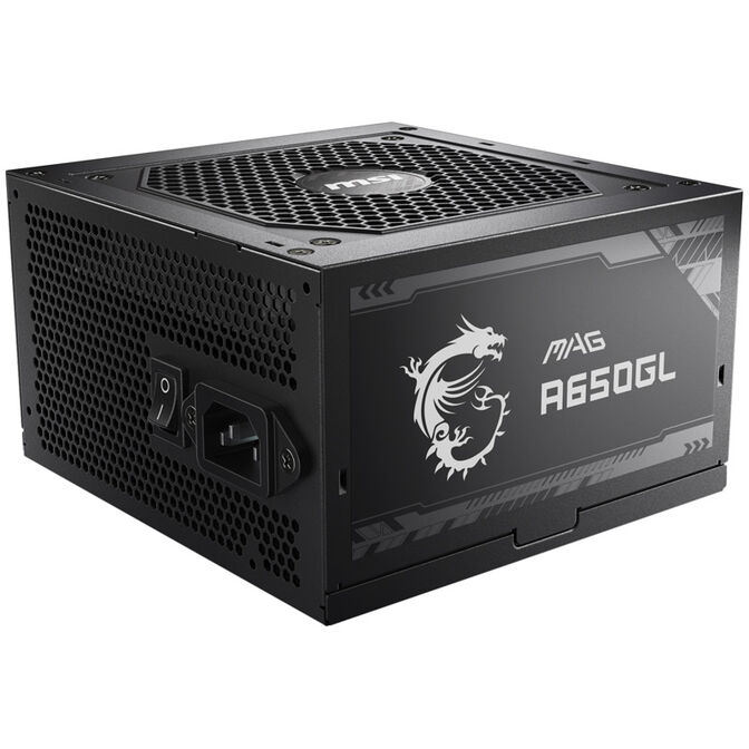 MSI MAG A650GL  Netzteil, 80 PLUS Gold, vollmodular, ATX 3.0 - 650 Watt image number 3