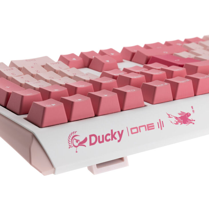 Ducky One 3 Gossamer Pink Gaming Tastatur - MX-Black Clear Top image number 6