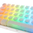 Ducky One 3 Aura White Mini Gaming Keyboard, RGB LED - Gateron Baby Kangaroo image number null