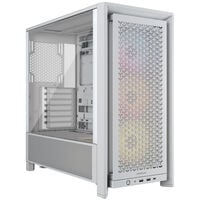 Corsair Frame 4000D RS ARGB PC-Gehäuse, Midi-Tower, E-ATX, RGB, Tempered Glass - weiß