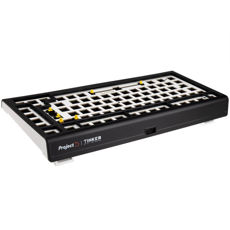 Ducky Tinker 75 Barebone Gaming Keyboard, RGB - black (ISO-DE) image number 2
