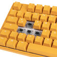 Ducky One 3 Yellow Gaming Tastatur, RGB LED - MX-Black image number null