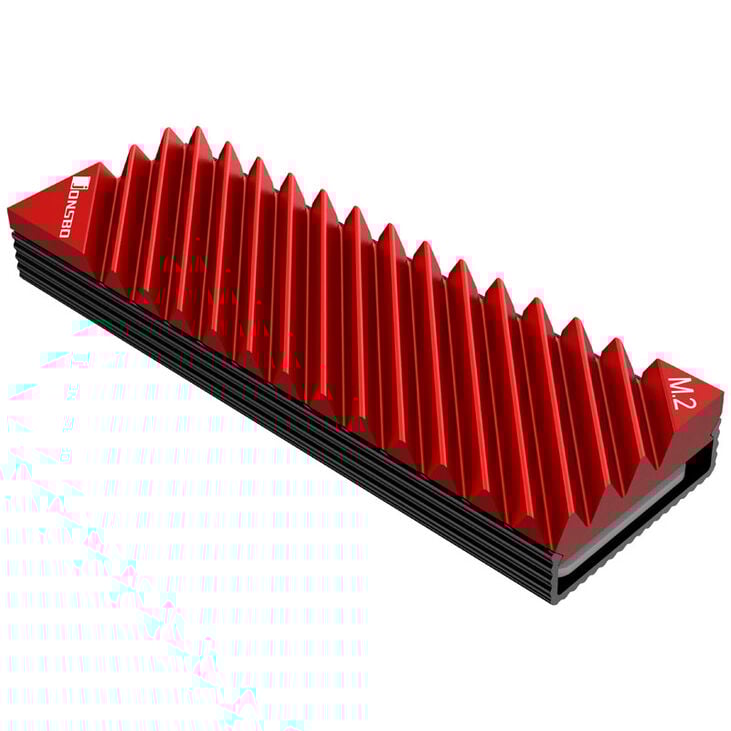 Jonsbo M. 2-3 M.2 SSD Kühlkörper - rot image number 0