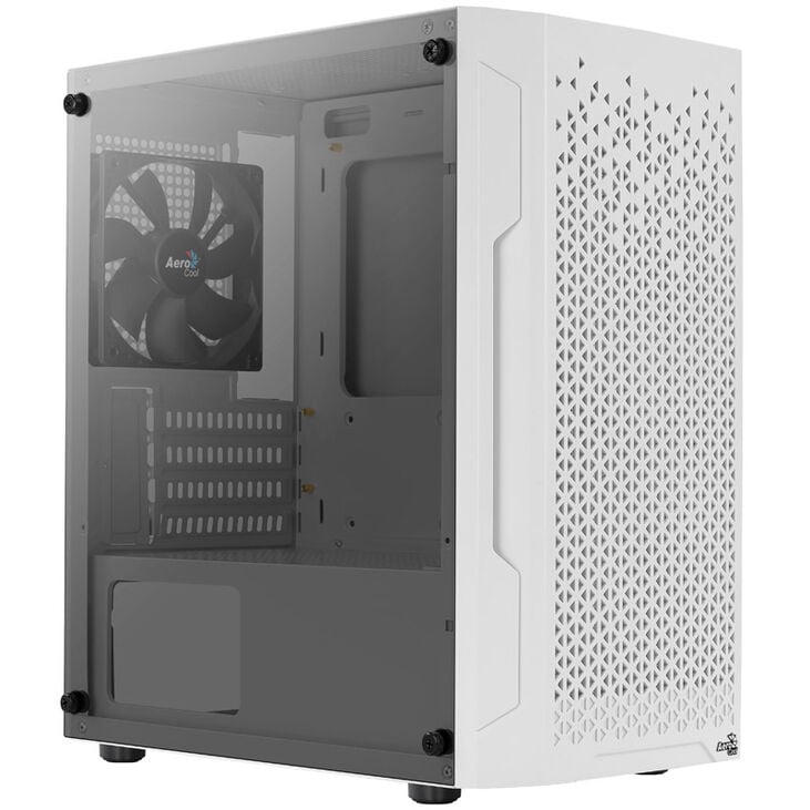 Aerocool Trinity Mini-Tower V1, Tempered Glass - white image number 8