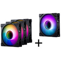 PHANTEKS "Build Kit" 6x M25 Gen2 PWM D-RGB Reverse Blade L&uuml;fter, 120mm - schwarz