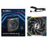 Lian Li UNI FAN SL Wireless LCD Fan, ARGB, PWM - Reverse Blade, 120 mm, black image number null