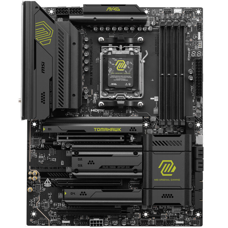 MSI MAG X870E Tomahawk WiFi Mainboard, Sockel AM5, AMD X870E, ATX, DDR5 image number 2