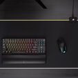 Corsair K70 CORE TKL WIRELESS RGB Gaming-Tastatur, mechanisch, ISO (DE), MLX RED Switch - schwarz image number null