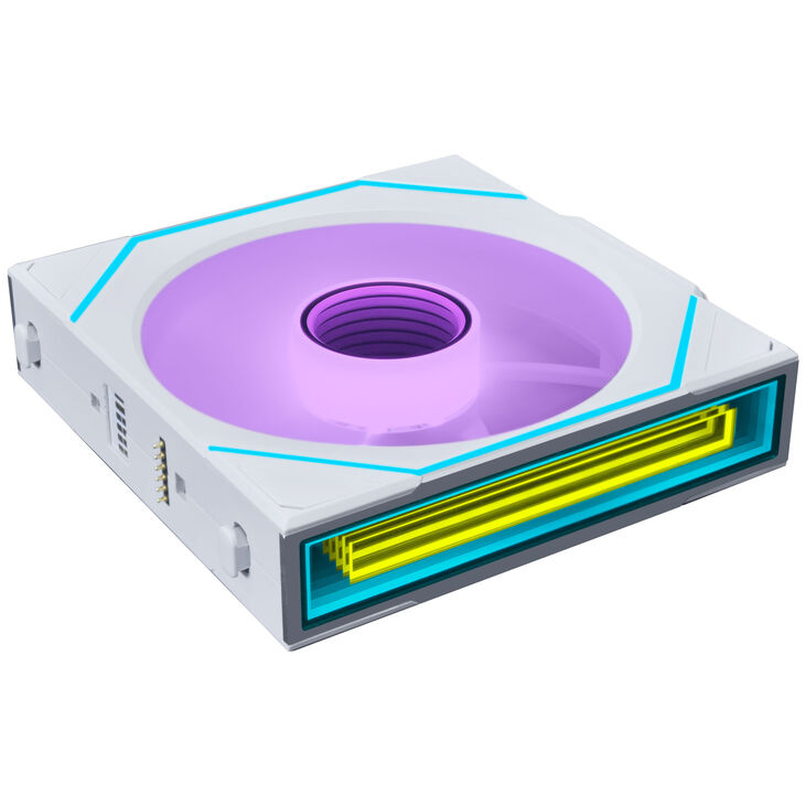 Lian Li UNI FAN SL-INF Wireless Lüfter, ARGB, PWM -  3er-Pack, mit Controller, 120mm, weiß image number 5