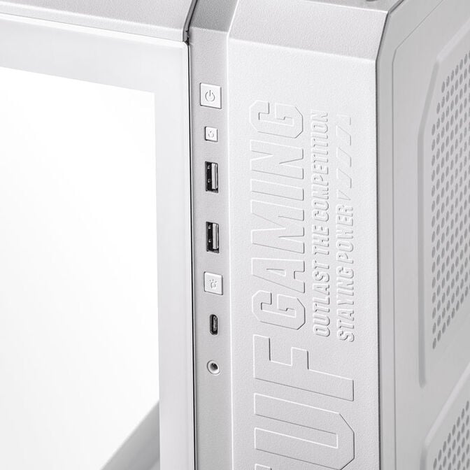 ASUS TUF Gaming GT502 Plus TG Geh&auml;use - wei&szlig; image number 3