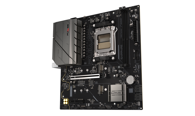 Sapphire Pulse A620AM Mainboard, Sockel AM5, AMD A620, mATX, DDR5 image number 5