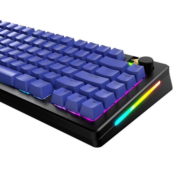 Glorious GPBT Basics Keycaps, ANSI Layout (US), PBT, Doubleshot - Mana Blue image number 2