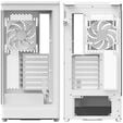 Aerocool P500A PC-Geh&auml;use, Midi-Tower, ATX, Tempered Glass, RGB - wei&szlig; image number null