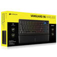 Corsair Vanguard 96 Wireless Gaming Keyboard, Mechanical, RGB, LCD Display, DE Layout - Black image number null