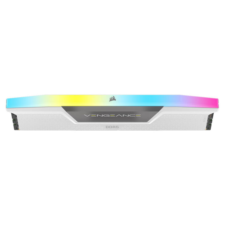 Corsair Vengeance RGB DDR5-6000 RAM, CL40, XMP - 32 GB Dual-Kit, white image number 4