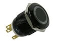 Lamptron Vandal Resistant Switch 19mm - Blackline - red image number null