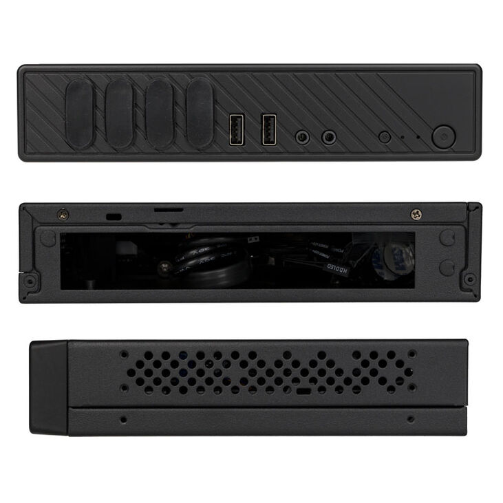 Akasa Cypher SPX Thin Mini-ITX Gehäuse, OEM - schwarz image number 3
