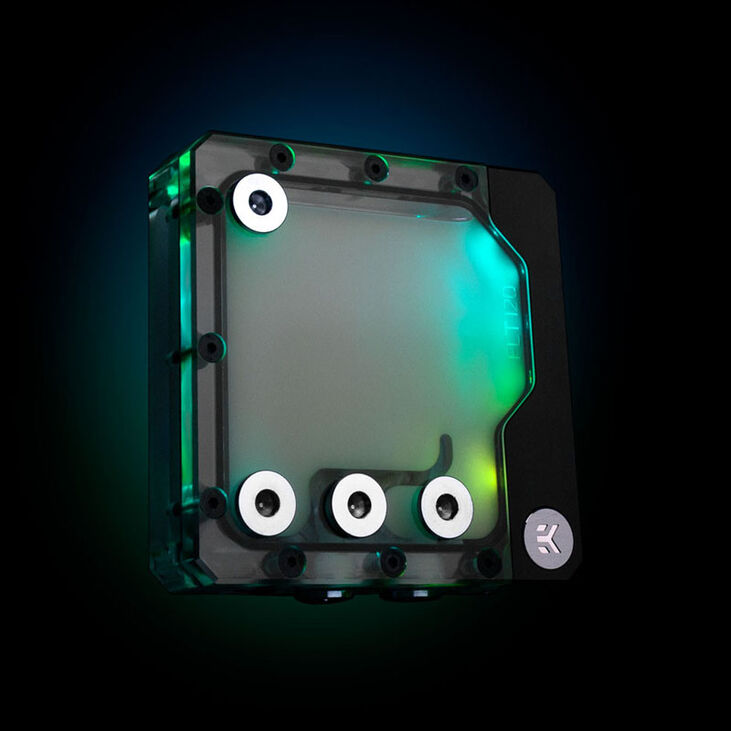 EK Water Blocks EK-Quantum Kinetic FLT 120 D5 PWM D-RGB - Acrylic image number 2