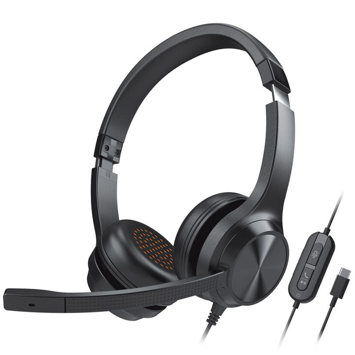 Creative Chat USB Headset, On-Ear, USB-C - schwarz image number 2
