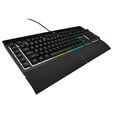 Corsair K55 RGB PRO Gaming Tastatur, RGB LED - schwarz image number null
