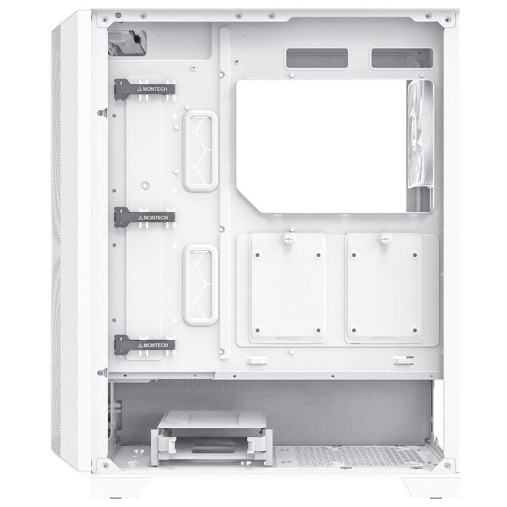 Montech SKY ONE Lite, Mid Tower, Tempered Glass - White image number 3