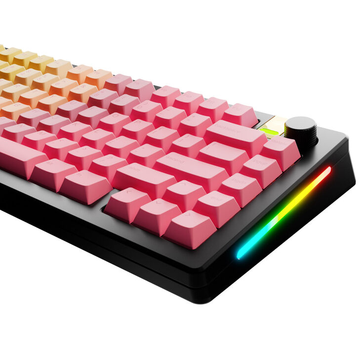 Glorious GPBT Gradient Keycaps, ANSI Layout (US), PBT, Dye-Sub - Grapefruit image number 2