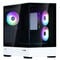 Zalman P30 PC Case, Mini Tower, mATX, Tempered Glass - black / white