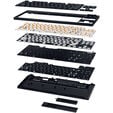 Razer BlackWidow V4 Low-Profile Tenkeyless HyperSpeed Gaming Keyboard, RGB - Orange Switches, ISO (DE) image number null